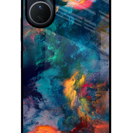Artwork Paint Vivo Y16 Glass Case Back Cover by Casekaro