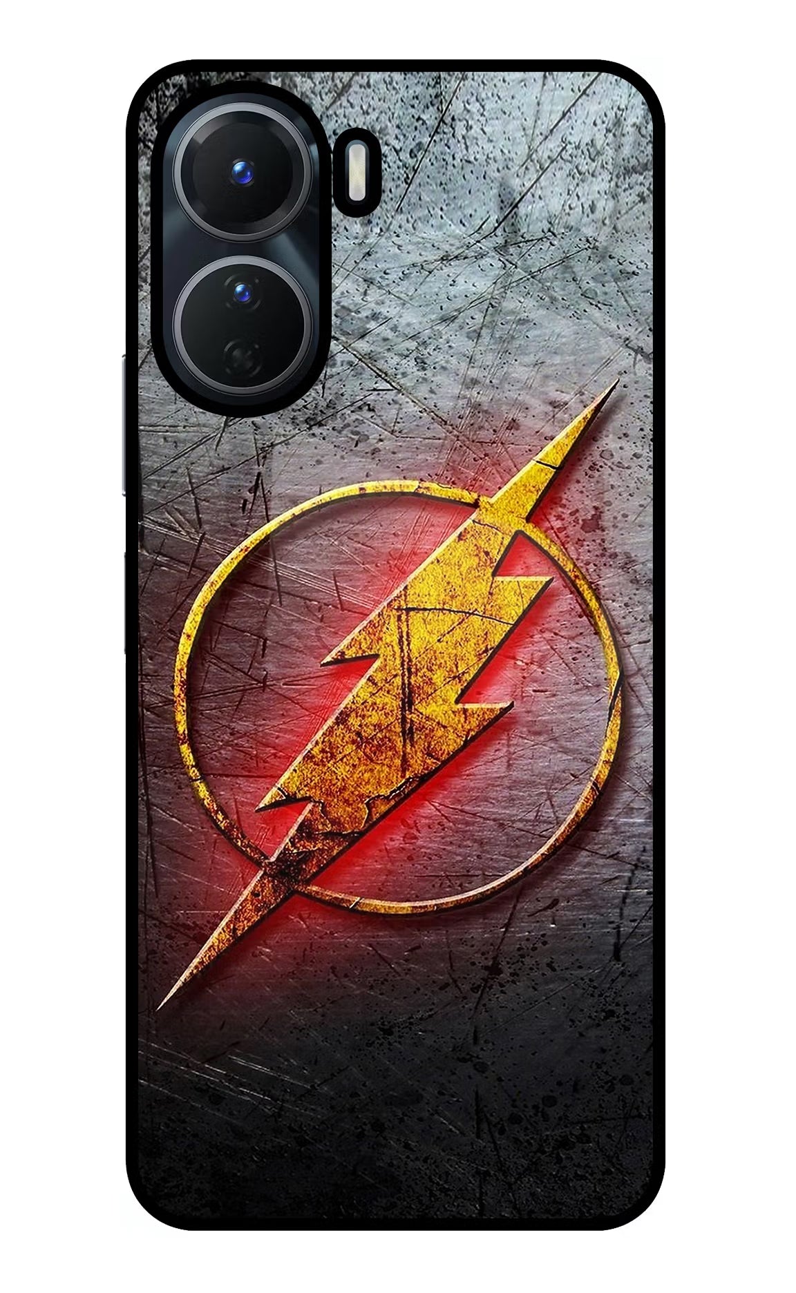 Flash Vivo Y16 Glass Case Back Cover by Casekaro