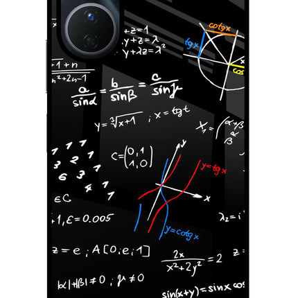 Mathematics Formula Vivo Y16 Glass Case Back Cover by Casekaro