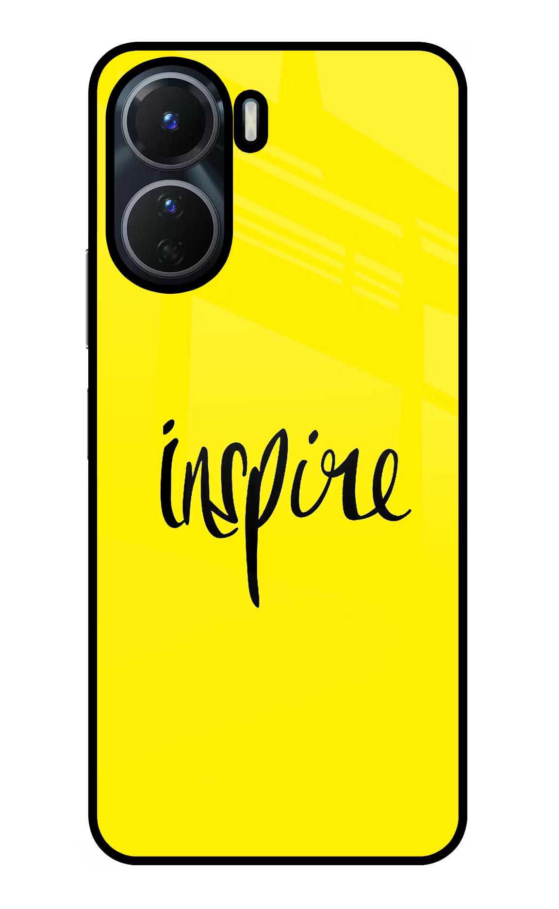 Inspire Vivo Y16 Glass Case Back Cover by Casekaro