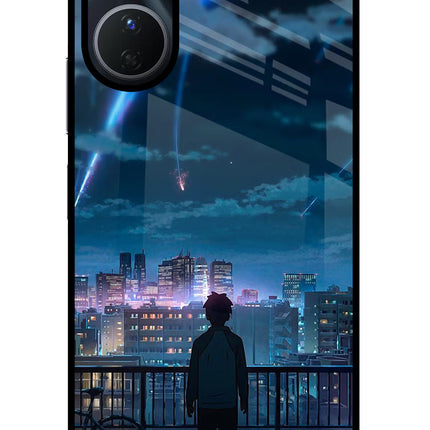 Anime Vivo Y16 Glass Case Back Cover by Casekaro