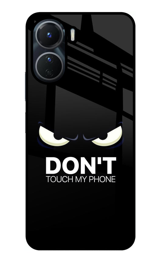 Don'T Touch My Phone Vivo Y16 Glass Case