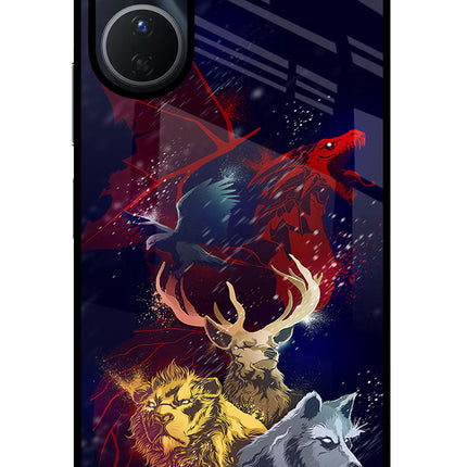 Game Of Thrones Vivo Y16 Glass Case Back Cover by Casekaro