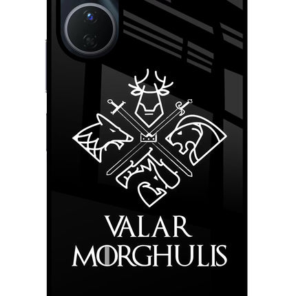 Valar Morghulis | Game Of Thrones Vivo Y16 Glass Case Back Cover by Casekaro