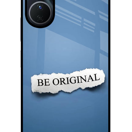 Be Original Vivo Y16 Glass Case Back Cover by Casekaro