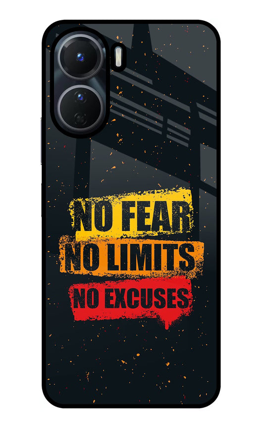No Fear No Limits No Excuse Vivo Y16 Glass Case