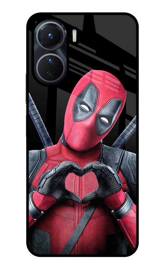 Deadpool Vivo Y16 Glass Case