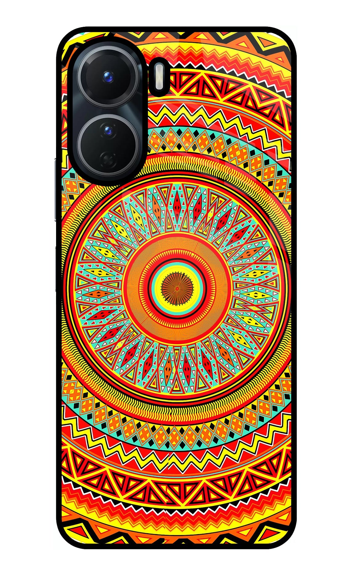 Mandala Pattern Vivo Y16 Back Cover