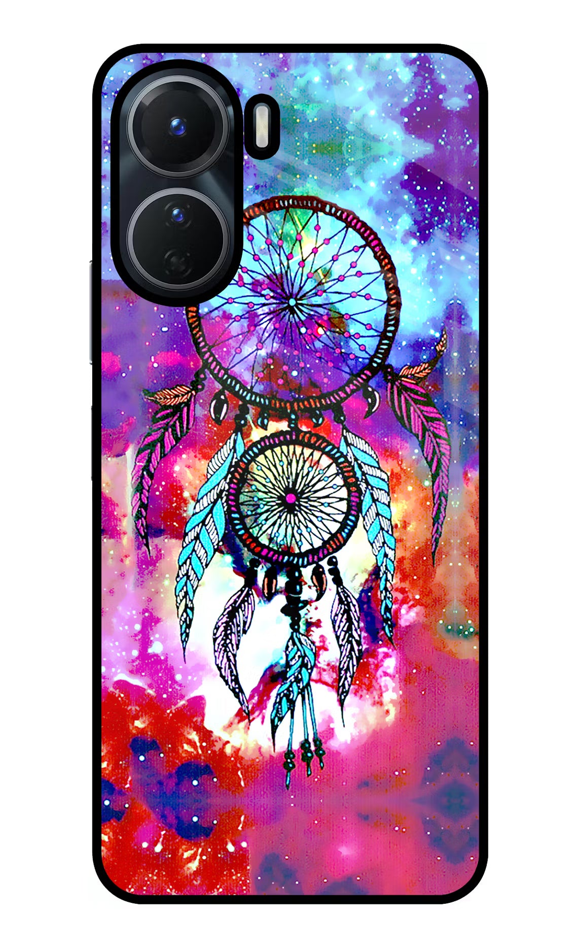 Dream Catcher Abstract Vivo Y16 Glass Case Back Cover by Casekaro