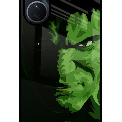 HULK Vivo Y16 Glass Case Back Cover by Casekaro