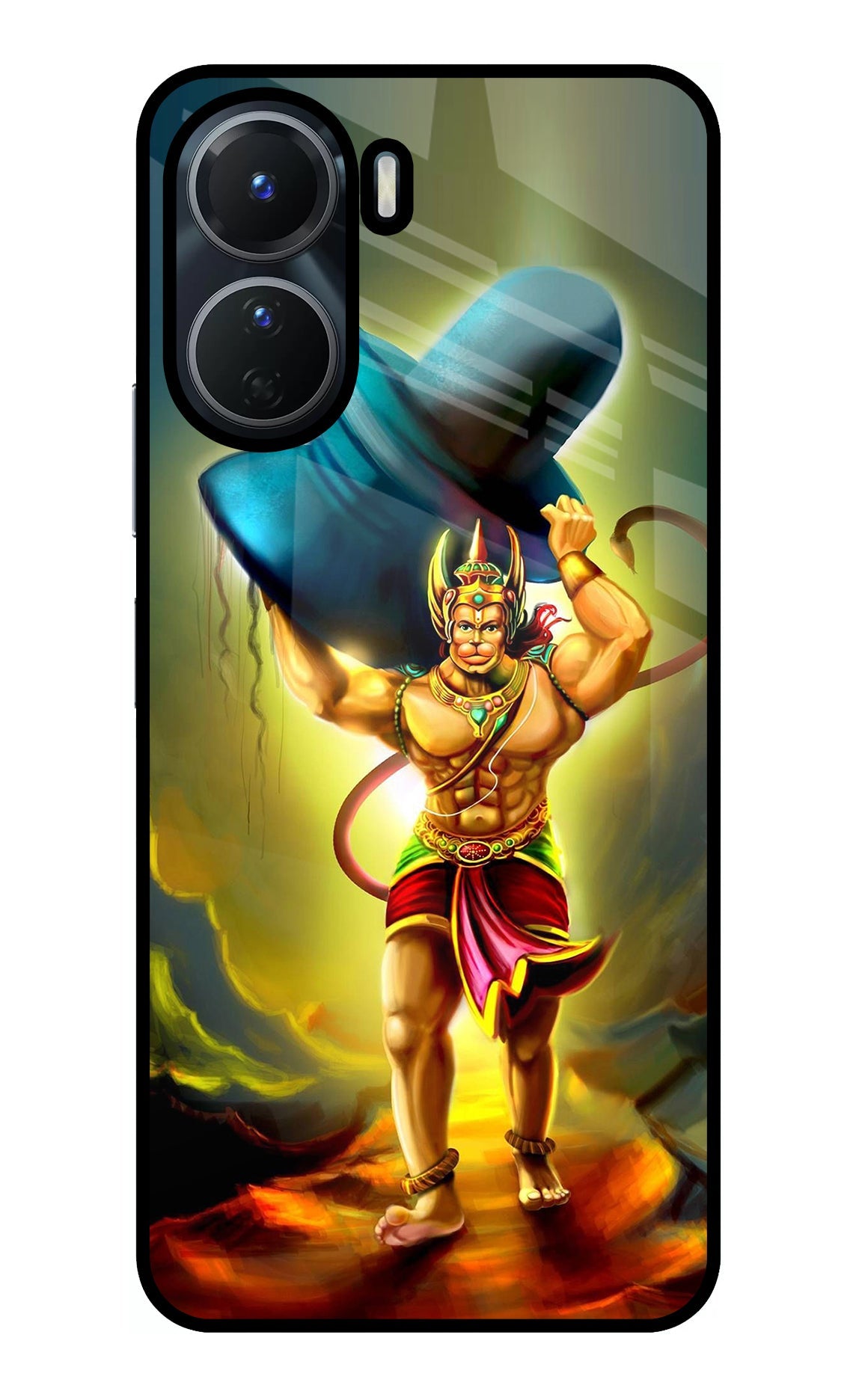 Lord Hanuman Vivo Y16 Glass Case
