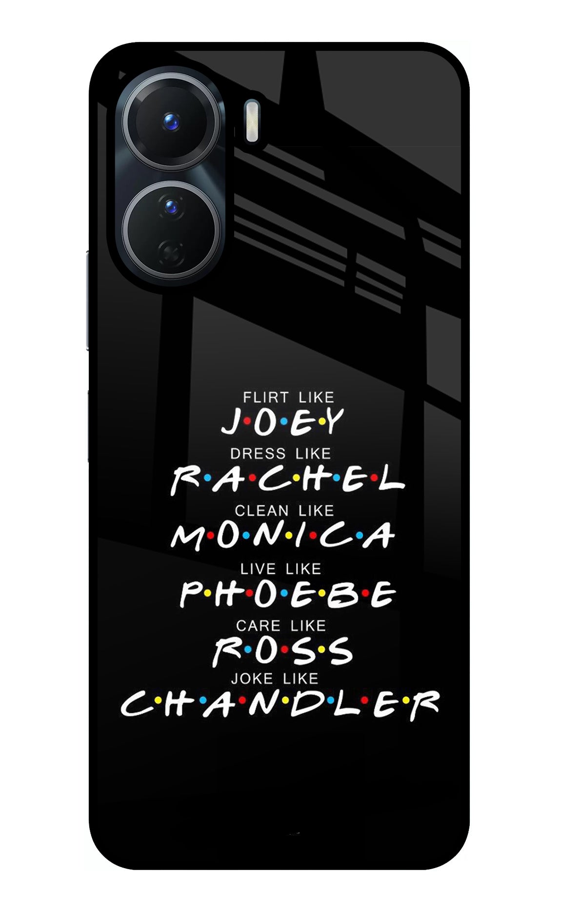 FRIENDS Character Vivo Y16 Back Cover
