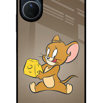 Jerry Vivo Y16 Glass Case Back Cover by Casekaro
