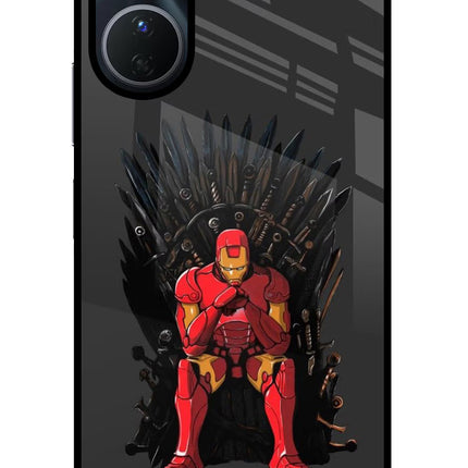 Ironman Throne Vivo Y16 Glass Case Back Cover by Casekaro
