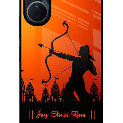 Lord Ram - 4 Vivo Y16 Glass Case Back Cover by Casekaro