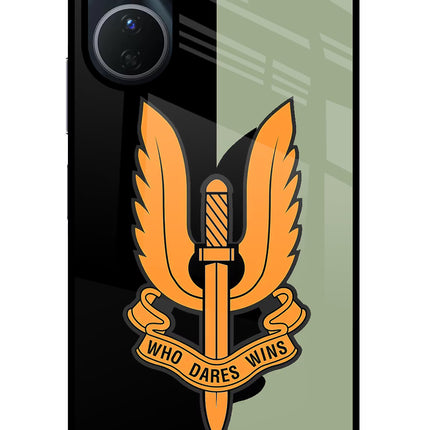 Balidan Logo Vivo Y16 Glass Case Back Cover by Casekaro