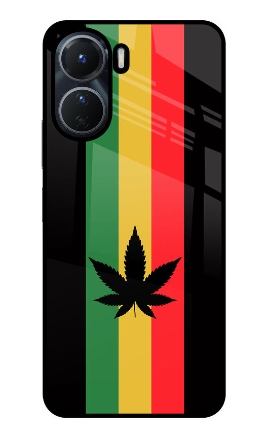 Weed Flag Vivo Y16 Glass Case