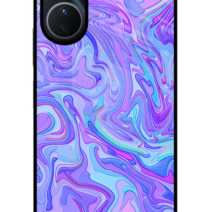 Glitter Vivo Y16 Glass Case