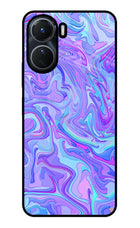 Glitter Vivo Y16 Glass Case