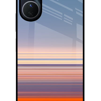 Morning Colors Vivo Y16 Glass Case Back Cover by Casekaro