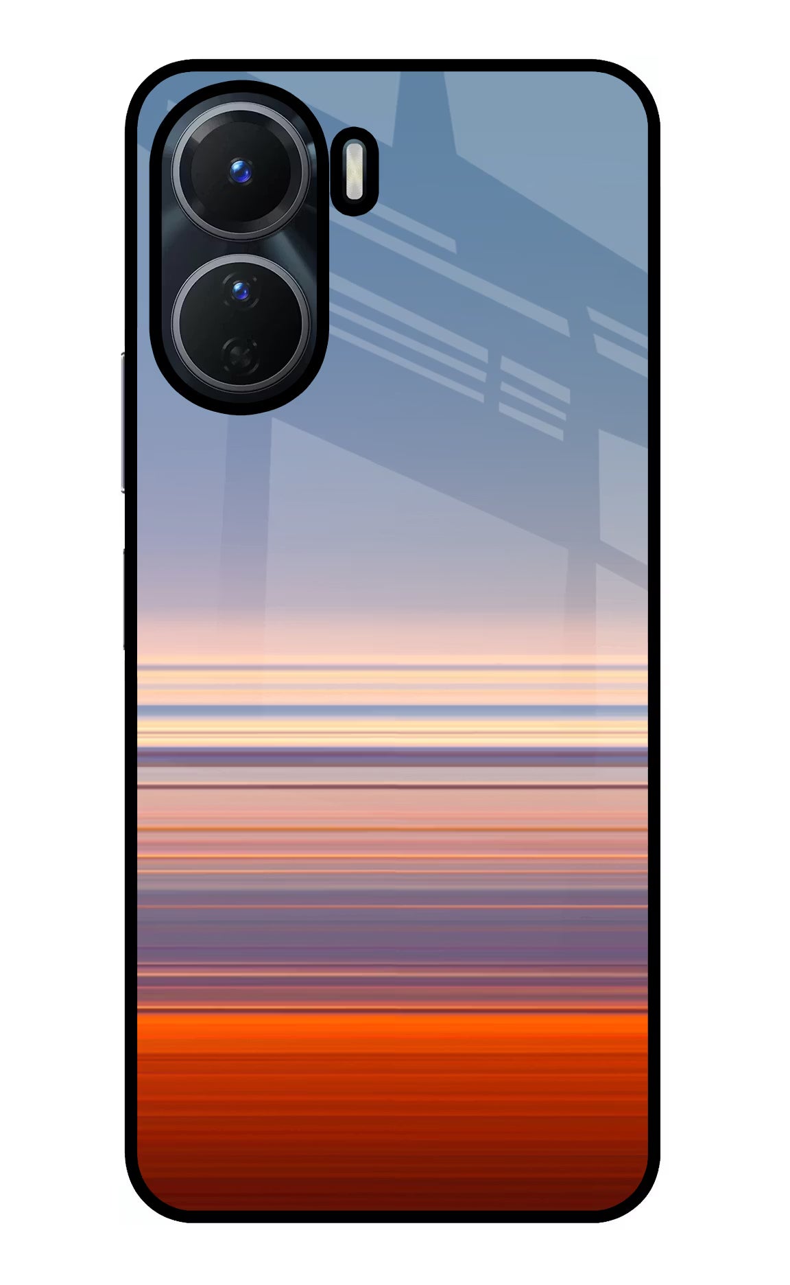 Morning Colors Vivo Y16 Glass Case Back Cover by Casekaro
