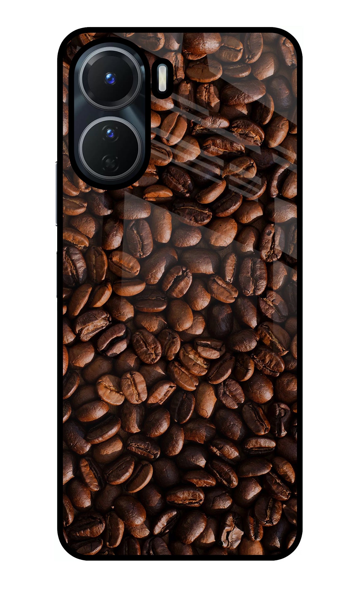 Coffee Beans Vivo Y16 Glass Case