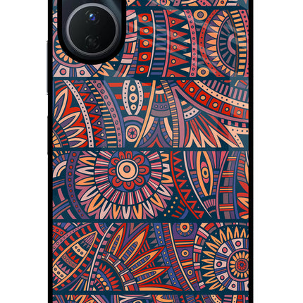 African Culture Design Vivo Y16 Glass Case Back Cover by Casekaro