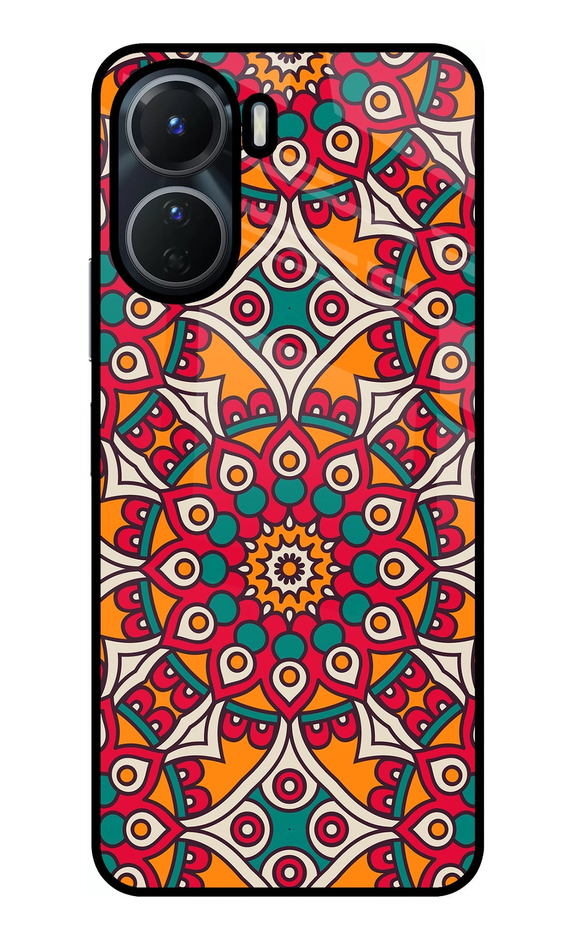 Mandala Art Vivo Y16 Glass Case