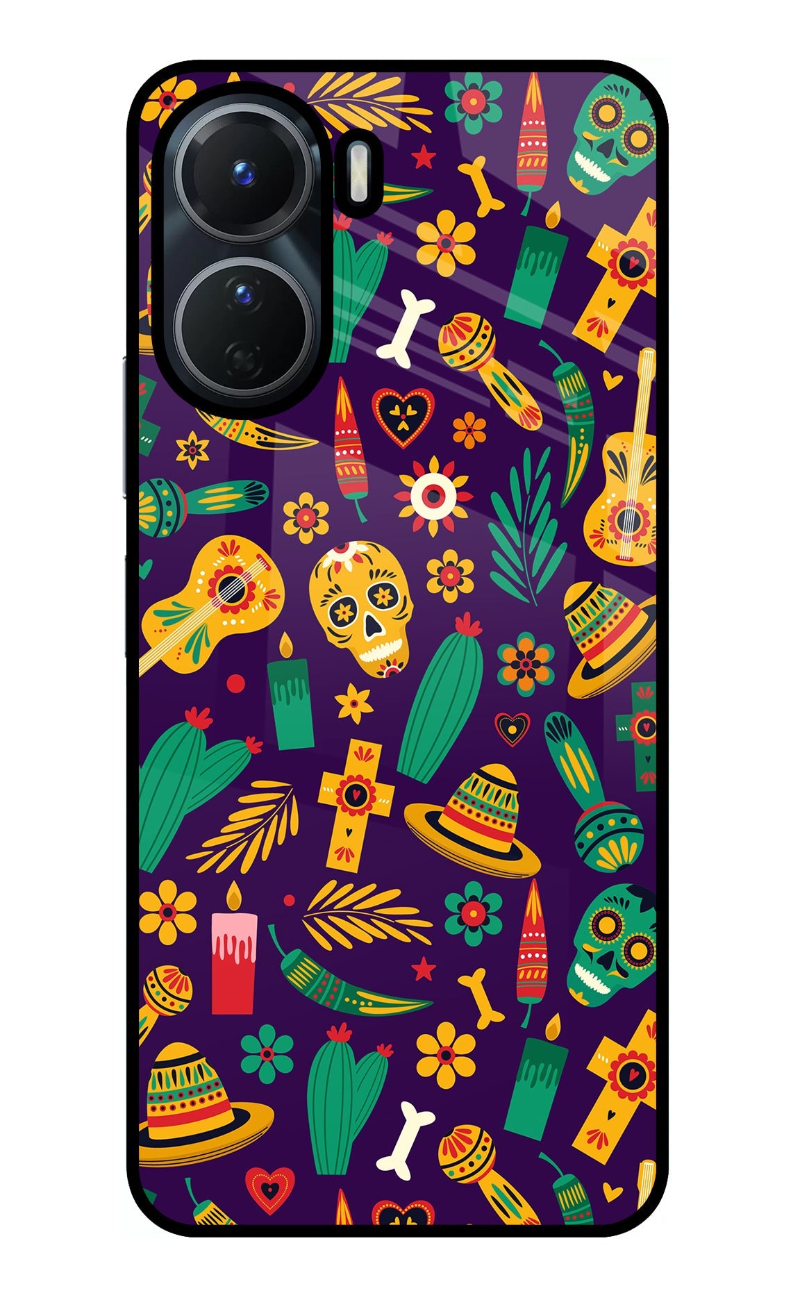 Mexican Artwork Vivo Y16 Back Cover