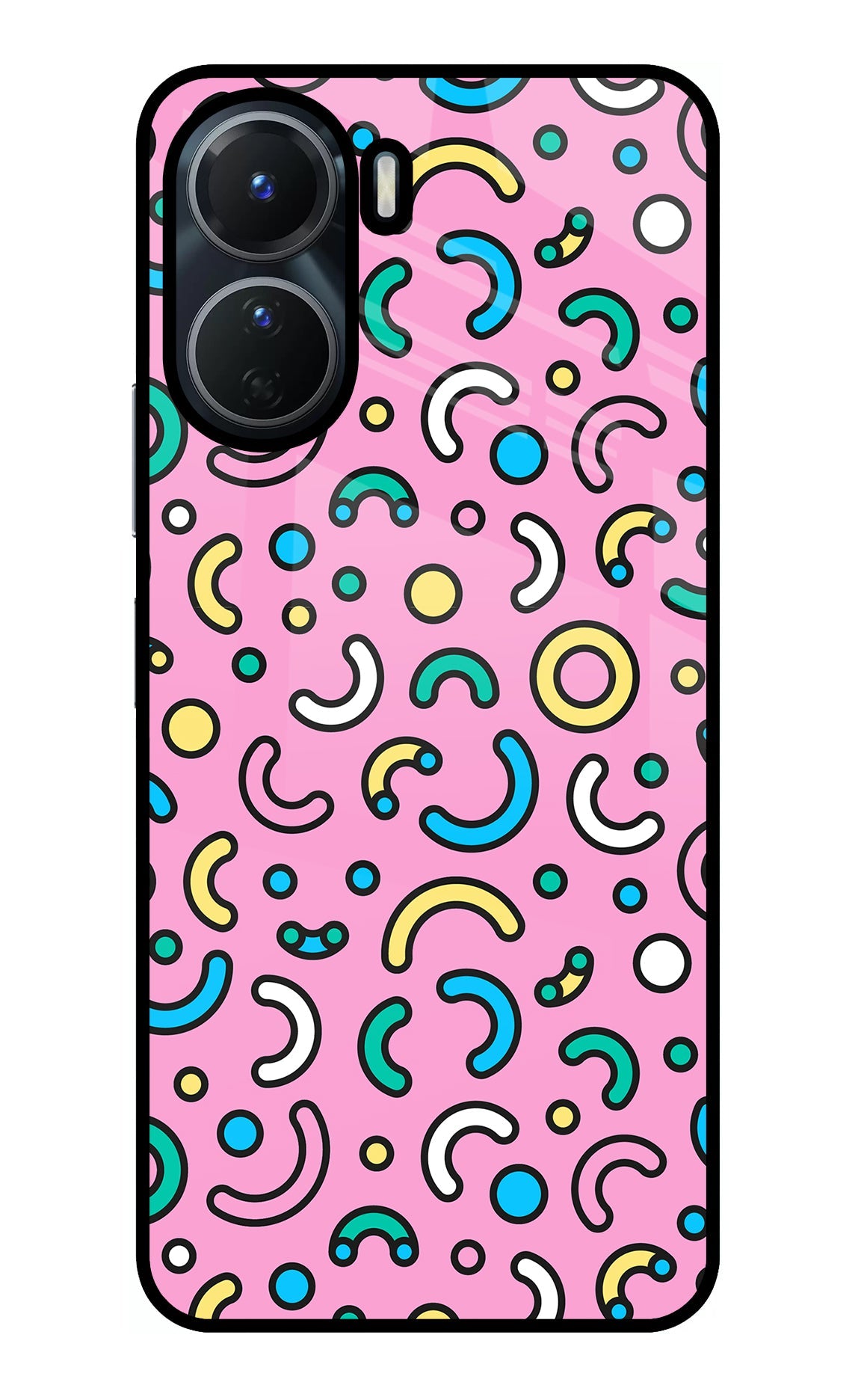 Memphis Design Vivo Y16 Back Cover