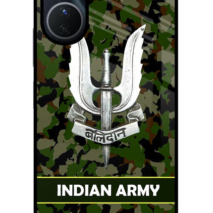 Balidan Indian Logo Vivo Y16 Glass Case Back Cover by Casekaro
