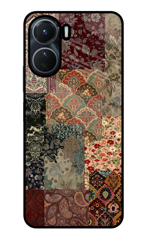 Desi Print Vivo Y16 Glass Case