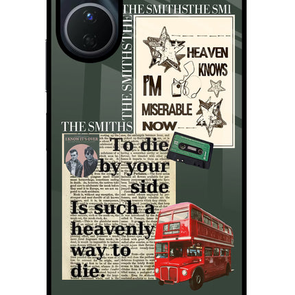 The Smiths Vivo Y16 Glass Case Back Cover by Casekaro