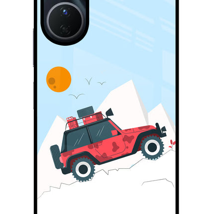 Mountain Trail Beast Vivo Y16 Glass Case Back Cover by Casekaro