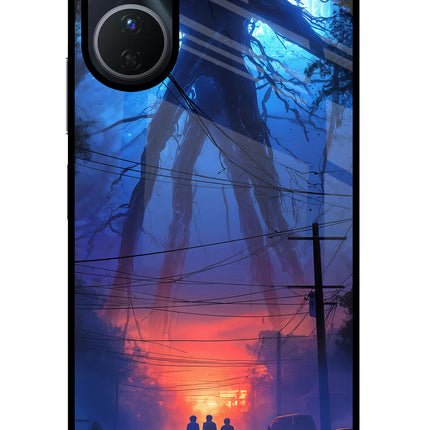 Ordinary Things Shadow Vivo Y16 Glass Case Back Cover by Casekaro