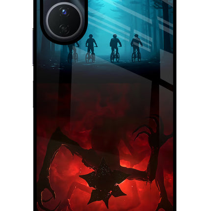 Ordinary Things Downside Up Vivo Y16 Glass Case Back Cover by Casekaro