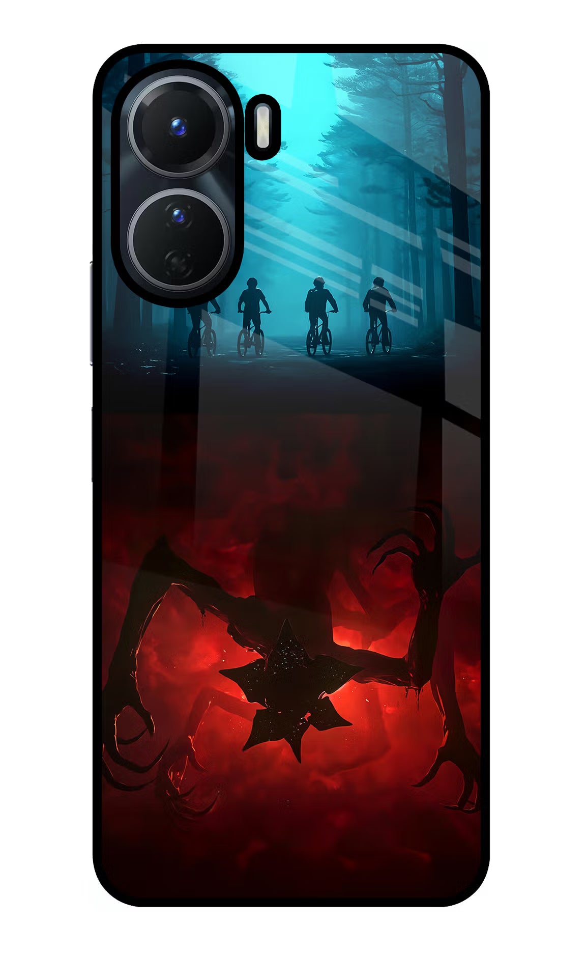 Ordinary Things Downside Up Vivo Y16 Glass Case Back Cover by Casekaro