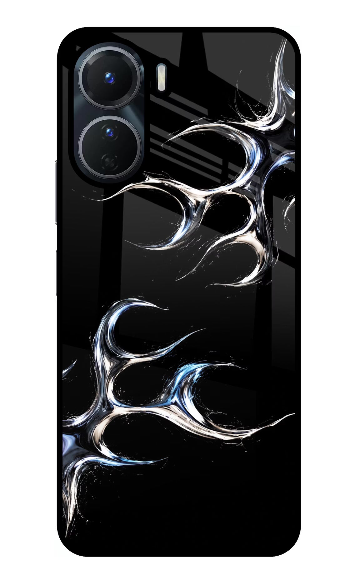 Chrome Tribal Vivo Y16 Glass Case