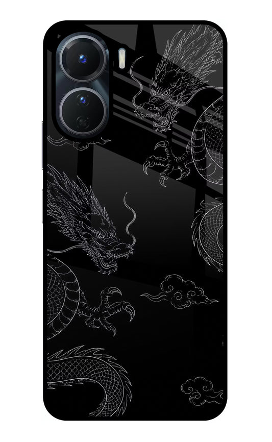 Twin Dragons Vivo Y16 Glass Case