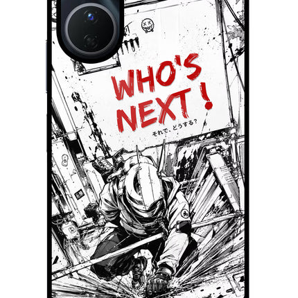 Who's Next Vivo Y16 Glass Case Back Cover by Casekaro