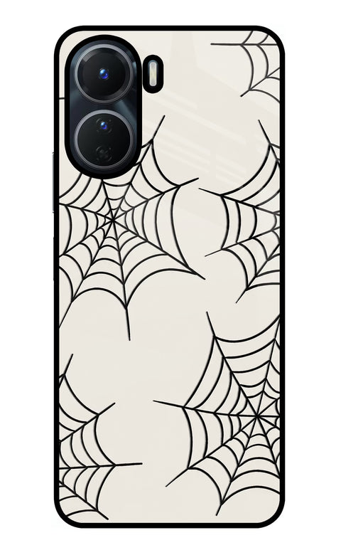 Spider Web Vivo Y16 Glass Case