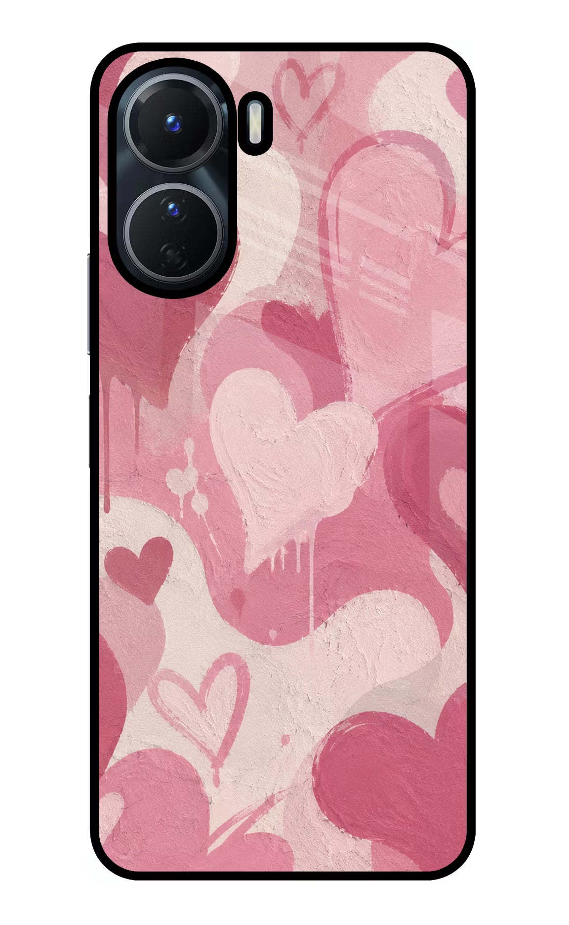 Hearty case Vivo Y16 Glass Case