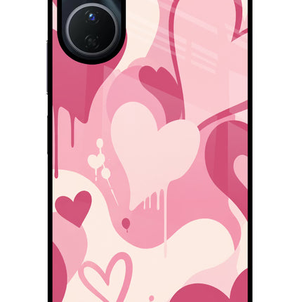 Hearty case Vivo Y16 Glass Case Back Cover by Casekaro
