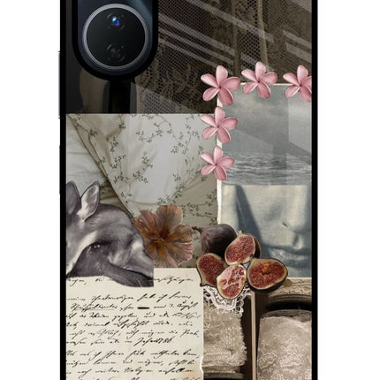 Midnight Sky Vivo Y16 Glass Case Back Cover by Casekaro