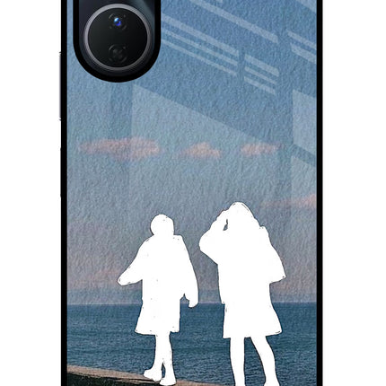 Coastal Dream Vivo Y16 Glass Case Back Cover by Casekaro