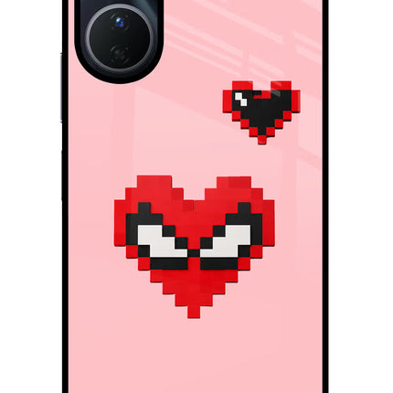 Gwen Heart Vivo Y16 Glass Case Back Cover by Casekaro
