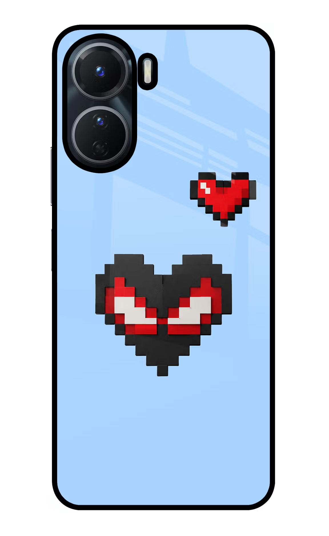 Peter Heart Vivo Y16 Glass Case