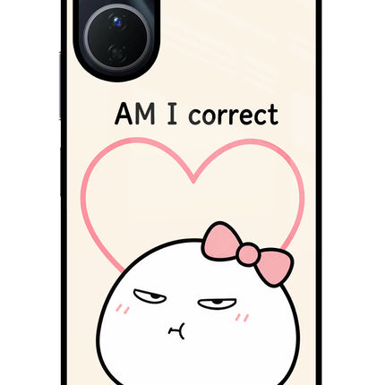 Always Right Vivo Y16 Glass Case Back Cover by Casekaro