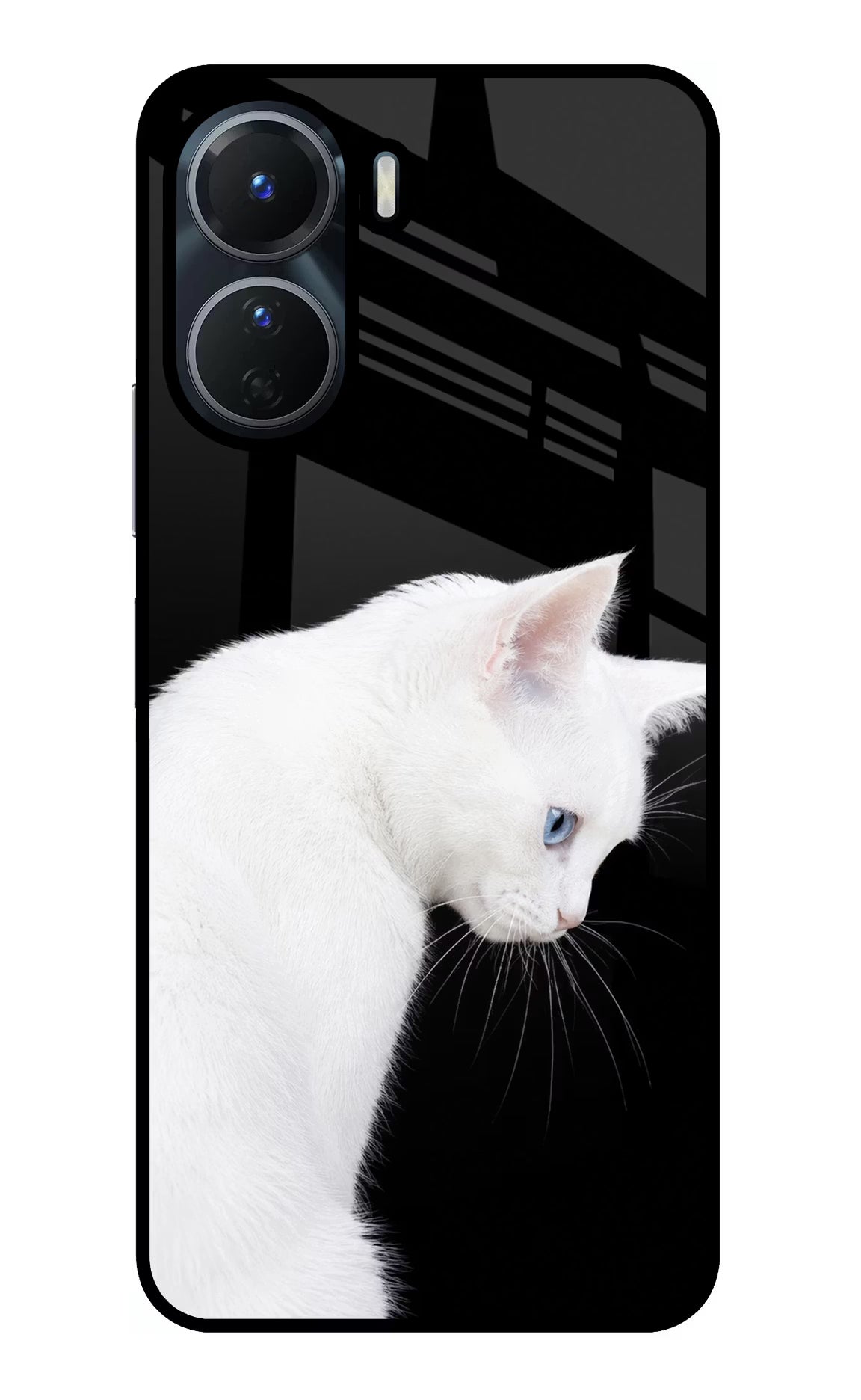 Snow Gaze Vivo Y16 Glass Case