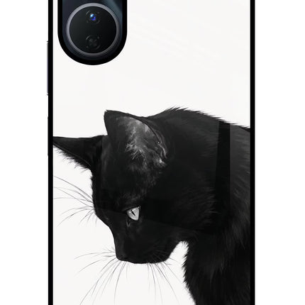 Shadow Gaze Vivo Y16 Glass Case Back Cover by Casekaro